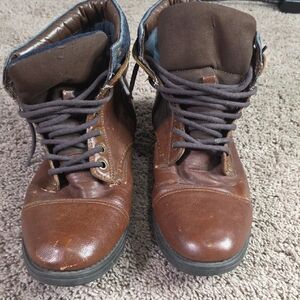 Men's Brown Leather Boots
